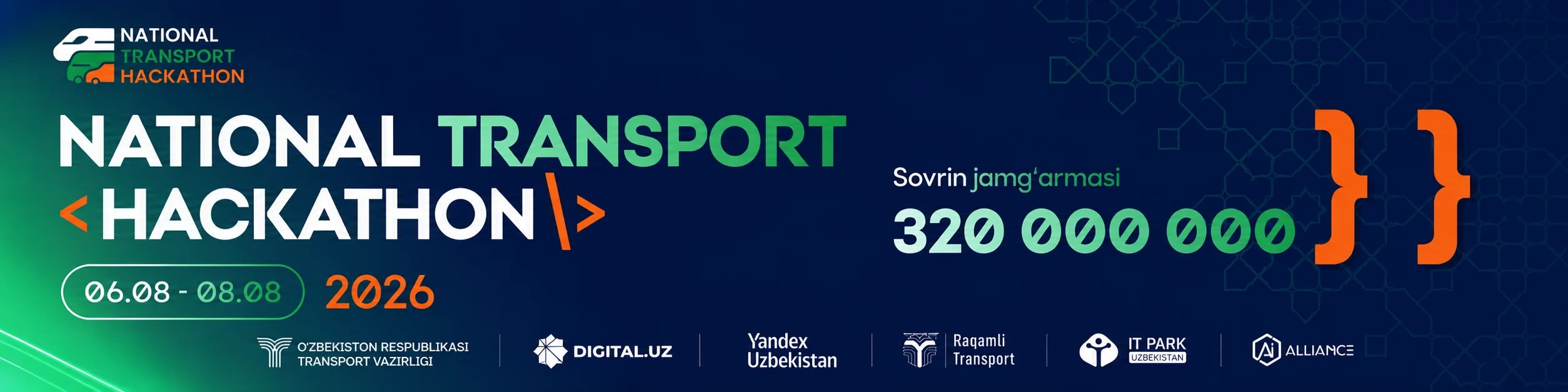 National Transport Hackathon 2026 — Uzbekistan